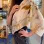 wow video Шелковый платок «Pearl» от FAMA (лимитированная коллекция, 65х65 см)
