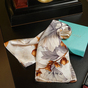шелковый платок 65х65 см фото