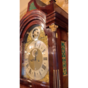 wow video Раритетные часы Harris London из красного дерева, 18 век, Англия, Лондон