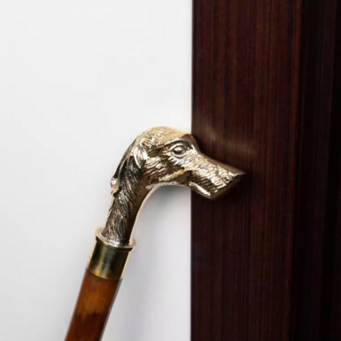 exclusive cane made of brass and beech