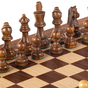 шахматы из натурального дерева фото