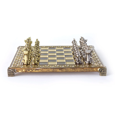 шахи з дошкою з бронзи фото