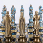 шаховий набір з бронзовою дошкою фото