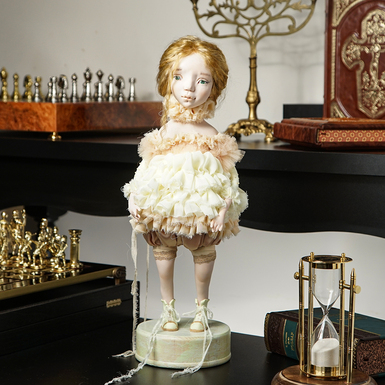 Author's interior handmade doll photo