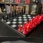 wow video Chess "Red and Black" from Skyline Chess