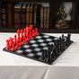 Шахи "Red and Black" від Skyline Chess фото