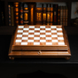 деревянная шахматная доска фото