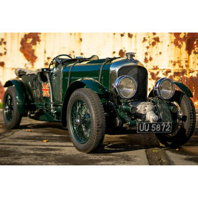 1929 Bentley Blower Large Metal Model Car (1.4m) by Nitsche (Made in Retro Style)