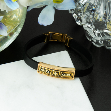 bracelet with gold plated photo