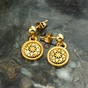 earrings with gold plated photo