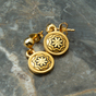 earrings with gold plated photo