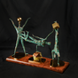 Бронзовая скульптура ручной работы "Акробаты" от Валентины Михалевич (13 кг) фото