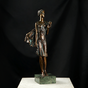 Бронзова скульптура ручної роботи "Романтичний вітер" від Валентини Михалевич (3,2 кг) фото