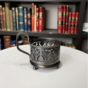 wow video Original rare silver cup holder, Carl Faberge, 1899 (87 g)