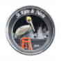 Silver gift coin "St. Kitts & Nevis" photo