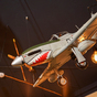 Большая металлическая модель самолета Mustang P 51 фото 1