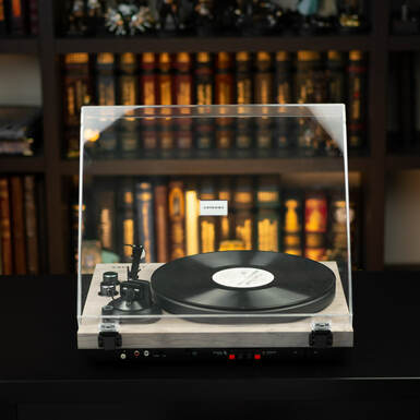 Crosley C62C Turntable System - Gray Turntable with External Speakers