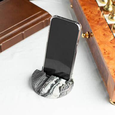 Мраморная подставка для телефона ручной работы Marble Support от MARKAM