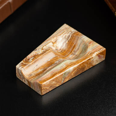Handmade ashtray "Colourful wonder" made of colored marble by MARKAM