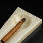 Handmade ashtray "Beige miracle" made of beige marble from MARKAM