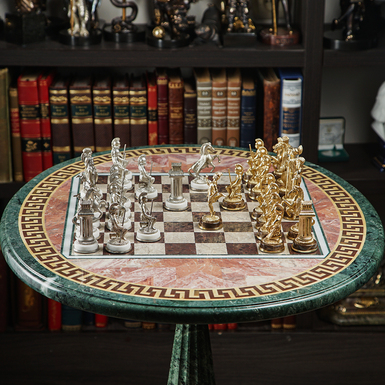 эксклюзивные шахматы в эллинском стиле фото