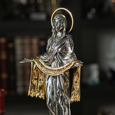 brass figurine photo