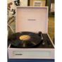 wow video Portable "Voyager" (Amethyst) by Crosley with Bluetooth Out function 