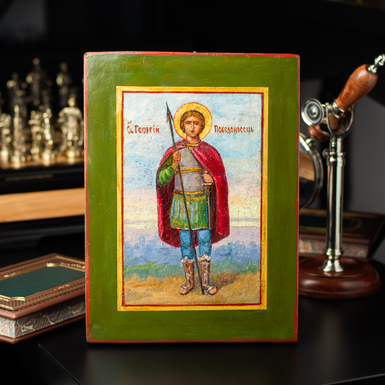 Купить старинную икону Георгия Победоносца