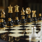 чорні шахові фігури фото 1