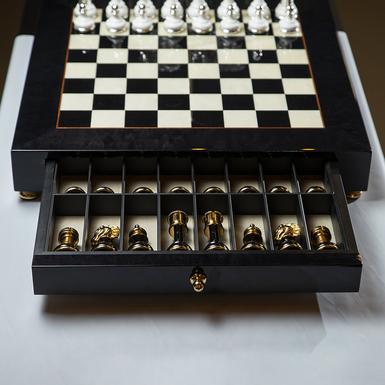 висувна скринька для шахових фігур фото 1
