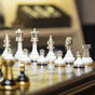 білі шахові фігури фото 1