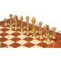 chess with gold plated photo