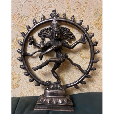 Antique bronze sculpture "Shiva Nataraja", 1960s photo