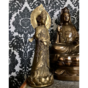 Antique bronze sculpture "Goddess of Mercy Guanyin", 1960s photo