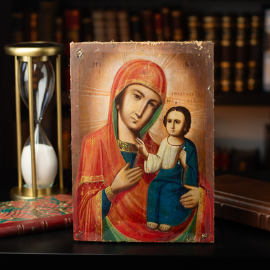 Buy an antique icon of the Smolensk Mother of God