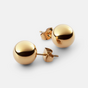 "Selma" gold plated earrings from Skultuna