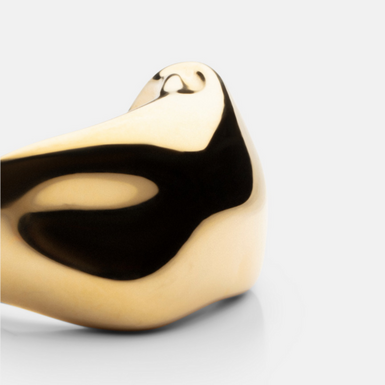 Britta Gold Plated Ring (18.1mm) by Skultuna