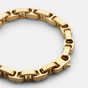 "Bicycle chain" gold-plated steel bracelet from Skultuna