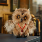 Author's artificial fur toy "Brown owl" photo