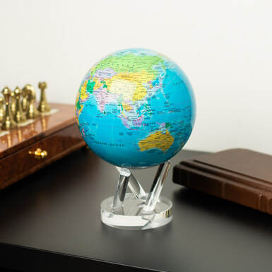 The self-rotating Globe "Political map" Ø15,3 cm