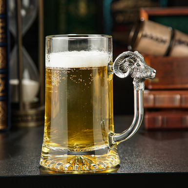 Скляний келих для пива фото 1