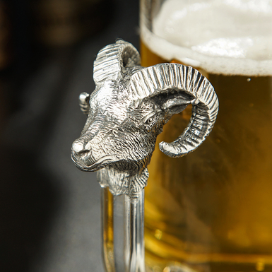 ручка з олов'яним бараном фото 1