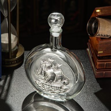 Скляний декантер фото 1