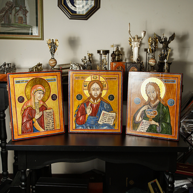 Buy an antique icon of Jesus Christ