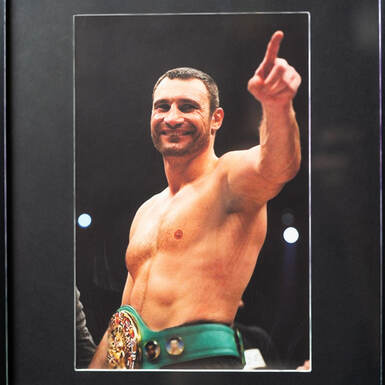 Autograph of boxer Vitaliy Klitschko from the collector Mykola Oskoma's own collection