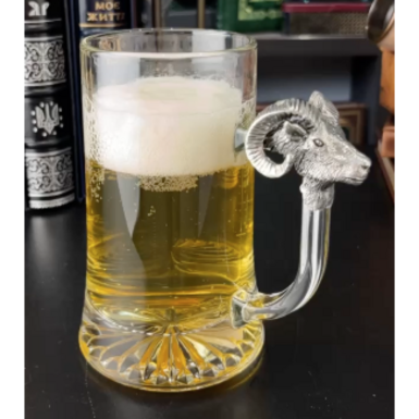 wow video Скляний келих для пива "Aries" від Freitas & Dores