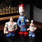 set of porcelain figurines photo