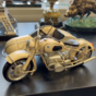 wow video Metal model of a motorcycle BMW-R75-1940