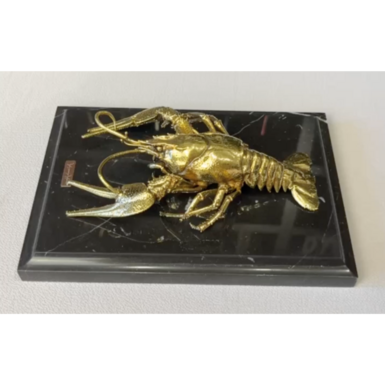 wow video Cancer figurine covered with gold