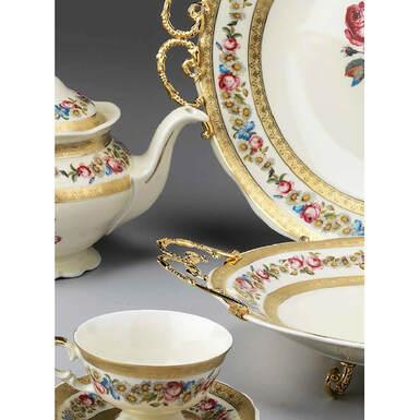 Tea set "Venice" (2 cups, 2 saucers) by Depos